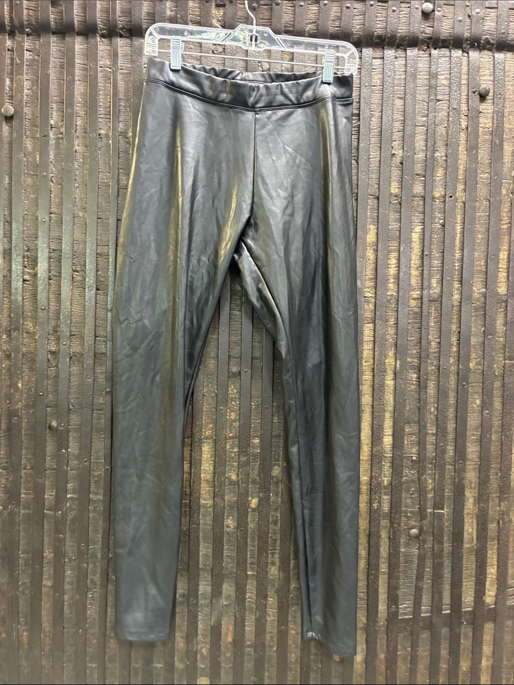 Express Faux Leather Skinny Pants - Black